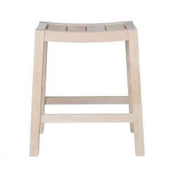 Ranch 24 in. Unfinished Bar Stool by International Concepts