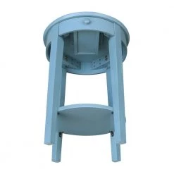 Phillips Ocean Blue Solid Wood Accent Table by International Concepts 14 Phillips Ocean Blue Solid Wood Accent Table by International Concepts -International Concepts Sales ocean blue international concepts end side tables ot32 2128 1d 1000