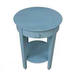 Phillips Ocean Blue Solid Wood Accent Table by International Concepts 13 Phillips Ocean Blue Solid Wood Accent Table by International Concepts -International Concepts Sales ocean blue international concepts end side tables ot32 2128 a0 1000