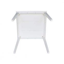 36 in. Pure White Shaker Counter Height Table by International Concepts -International Concepts Sales pure white international concepts bar tables k08 3636 36s 1f 1000