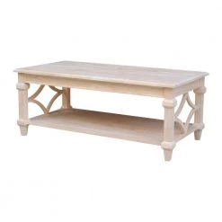 Unfinished 50.W X 20".H Josephine Coffee Table by International Concepts -International Concepts Sales ready to finish international concepts coffee tables ot 19c 66 1000