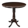 Rich Mocha Solid Wood Pub/Bar Table by International Concepts