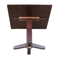 Rich Mocha Solid Wood Dropleaf Dining Table by International Concepts -International Concepts Sales rich mocha international concepts kitchen dining tables t15 36sdp 1d 1000