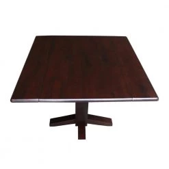 Rich Mocha Solid Wood Dropleaf Dining Table by International Concepts -International Concepts Sales rich mocha international concepts kitchen dining tables t15 36sdp 4f 1000
