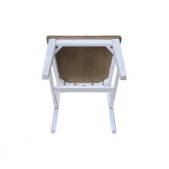 Elle Sesame/Chalk Chair by International Concepts -International Concepts Sales sesame chalk international concepts accent chairs ci76 68p 1d 1000