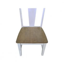 Elle Sesame/Chalk Chair by International Concepts -International Concepts Sales sesame chalk international concepts accent chairs ci76 68p a0 1000