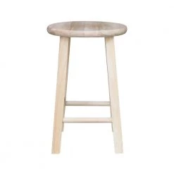18 in. Unfinished Wood Bar Stool by International Concepts -International Concepts Sales unfinished international concepts bar stools 1s 518 4f 1000