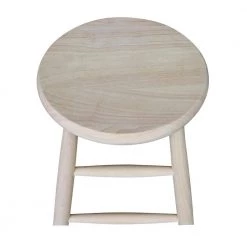 24 in. Unfinished Wood Bar Stool by International Concepts -International Concepts Sales unfinished international concepts bar stools 1s 824 1f 1000