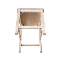 41 in. Double X-Back Stool by International Concepts 17 41 in. Double X-Back Stool by International Concepts -International Concepts Sales unfinished international concepts bar stools s 202 1d 1000