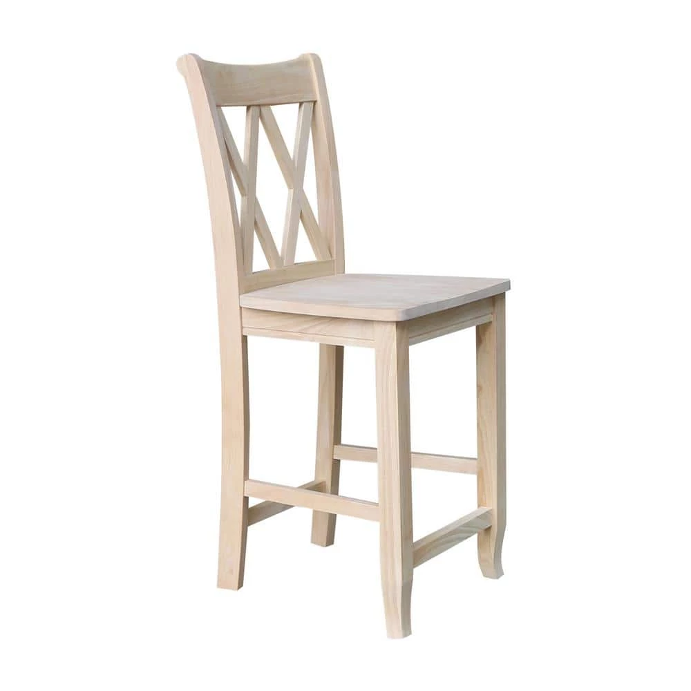 41 in. Double X-Back Stool by International Concepts 2 41 in. Double X-Back Stool by International Concepts - Image 2