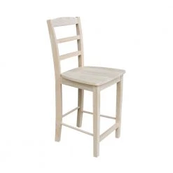 24 in. Madrid Counter Height Stool in Unfinished by International Concepts 21 24 in. Madrid Counter Height Stool in Unfinished by International Concepts -International Concepts Sales unfinished international concepts bar stools s 402 1f 1000