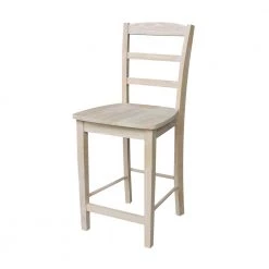 24 in. Madrid Counter Height Stool in Unfinished by International Concepts 25 24 in. Madrid Counter Height Stool in Unfinished by International Concepts -International Concepts Sales unfinished international concepts bar stools s 402 31 1000
