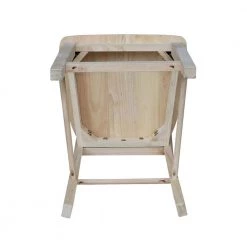 24 in. Madrid Counter Height Stool in Unfinished by International Concepts 24 24 in. Madrid Counter Height Stool in Unfinished by International Concepts -International Concepts Sales unfinished international concepts bar stools s 402 76 1000