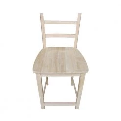 24 in. Madrid Counter Height Stool in Unfinished by International Concepts 16 24 in. Madrid Counter Height Stool in Unfinished by International Concepts -International Concepts Sales unfinished international concepts bar stools s 402 a0 1000
