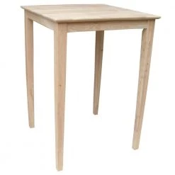 Unfinished Pub/Bar Table by International Concepts -International Concepts Sales unfinished international concepts bar tables k 3030 42s 31 1000