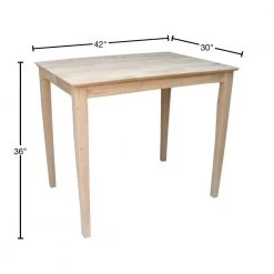 Unfinished Pub/Bar Table by International Concepts -International Concepts Sales unfinished international concepts bar tables k 3042 36s 40 1000