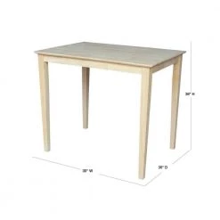 Unfinished Pub/Bar Table by International Concepts -International Concepts Sales unfinished international concepts bar tables k 3042 36s d4 1000