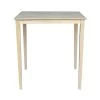 Unfinished Pub/Bar Table by International Concepts