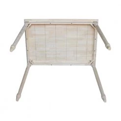 Unfinished Turned Leg Bar Table by International Concepts -International Concepts Sales unfinished international concepts bar tables k 3048 342t 1d 1000