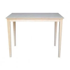 Unfinished Solid Wood Counter Table by International Concepts -International Concepts Sales unfinished international concepts bar tables k 3048 36s c3 1000