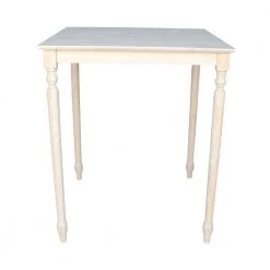 Unfinished Pub/Bar Table by International Concepts