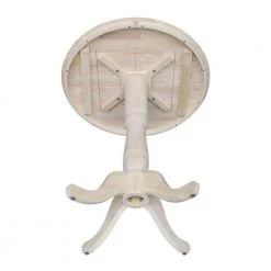 Unfinished Pub/Bar Table by International Concepts -International Concepts Sales unfinished international concepts bar tables k 36rt 6b 2 1d 1000