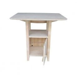 Unfinished Dual Drop Leaf Pub/Bar Table by International Concepts 16 Unfinished Dual Drop Leaf Pub/Bar Table by International Concepts -International Concepts Sales unfinished international concepts bar tables t 3638dpg c3 1000