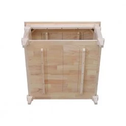 Unfinished Solid Wood 36.W Josephine Square Coffee Table by International Concepts -International Concepts Sales unfinished international concepts coffee tables ot 19sc 1d 1000