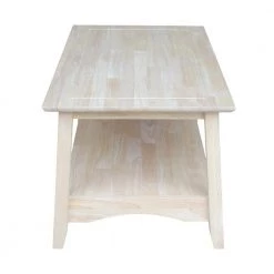 Bombay 39 in. Unfinished Medium Rectangle Wood Coffee Table by International Concepts 16 Bombay 39 in. Unfinished Medium Rectangle Wood Coffee Table by International Concepts -International Concepts Sales unfinished international concepts coffee tables ot 4tc c3 1000