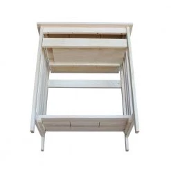 27 in. Rectangular Unfinished Computer Desk with Keyboard Tray by International Concepts -International Concepts Sales unfinished international concepts computer desks 273 1d 1000