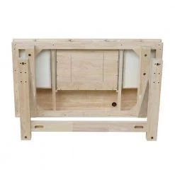 60 in. Rectangular Unfinished 3 Drawer Computer Desk with Solid Wood Material by International Concepts -International Concepts Sales unfinished international concepts computer desks k of64t 64z 1d 1000