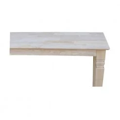 Java 52 in. Unfinished Standard Rectangle Wood Console Table by International Concepts -International Concepts Sales unfinished international concepts console tables ot 60s a0 1000
