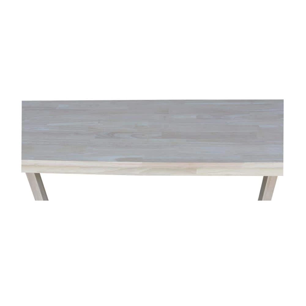 Solano 48 in. Unfinished Standard Rectangle Wood Console Table with Storage by International Concepts 8 Solano 48 in. Unfinished Standard Rectangle Wood Console Table with Storage by International Concepts - Image 8