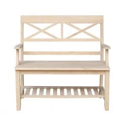 Unfinished Bench by International Concepts