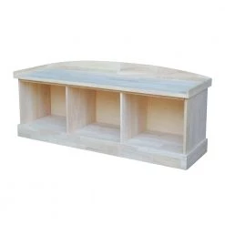 Unfinished Storage Bench by International Concepts 15 Unfinished Storage Bench by International Concepts -International Concepts Sales unfinished international concepts dining benches be 150 1f 1000