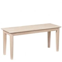 Unfinished Bench by International Concepts -International Concepts Sales unfinished international concepts dining benches be 39 a0 1000