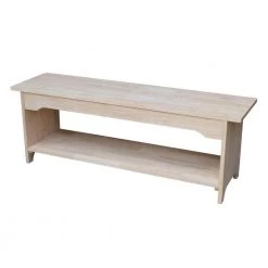 Unfinished Bench by International Concepts -International Concepts Sales unfinished international concepts dining benches be 48 44 1000