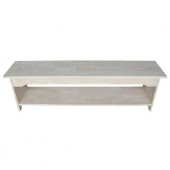 Unfinished Storage Bench by International Concepts -International Concepts Sales unfinished international concepts dining benches be 60 1f 1000