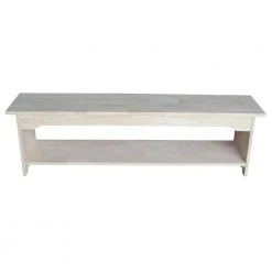 Unfinished Storage Bench by International Concepts -International Concepts Sales unfinished international concepts dining benches be 60 66 1000