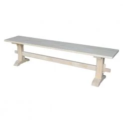 Unfinished Bench by International Concepts -International Concepts Sales unfinished international concepts dining benches kbe 72 31 1000