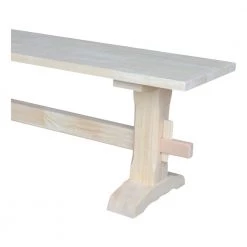 Unfinished Bench by International Concepts -International Concepts Sales unfinished international concepts dining benches kbe 72 4f 1000