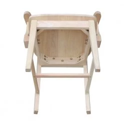 Unfinished Wood Mission Side Chair by International Concepts -International Concepts Sales unfinished international concepts dining chairs 265a 1d 1000