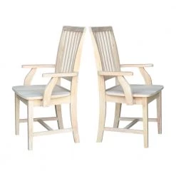 Unfinished Wood Mission Side Chair by International Concepts -International Concepts Sales unfinished international concepts dining chairs 265a 1f 1000