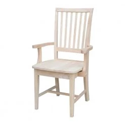 Unfinished Wood Mission Side Chair by International Concepts -International Concepts Sales unfinished international concepts dining chairs 265a 44 1000