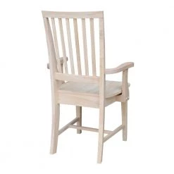 Unfinished Wood Mission Side Chair by International Concepts -International Concepts Sales unfinished international concepts dining chairs 265a 66 1000