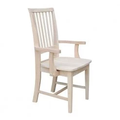 Unfinished Wood Mission Side Chair by International Concepts -International Concepts Sales unfinished international concepts dining chairs 265a 76 1000