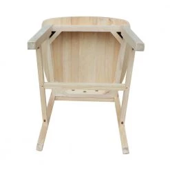 Unfinished Wood Mission Dining Chair (Set of 2) by International Concepts -International Concepts Sales unfinished international concepts dining chairs 265p 1d 1000