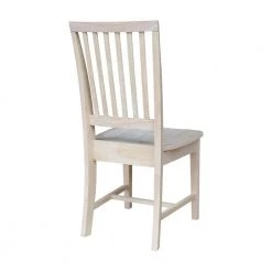 Unfinished Wood Mission Dining Chair (Set of 2) by International Concepts -International Concepts Sales unfinished international concepts dining chairs 265p 66 1000