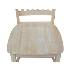 Unfinished Wood Mission Dining Chair (Set of 2) by International Concepts -International Concepts Sales unfinished international concepts dining chairs 265p c3 1000