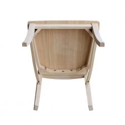 Unfinished Wood X-Back Dining Chair (Set of 2) by International Concepts -International Concepts Sales unfinished international concepts dining chairs c 14p 1d 1000
